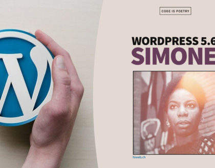 WordPress 5.6 au nom de Nina Simone